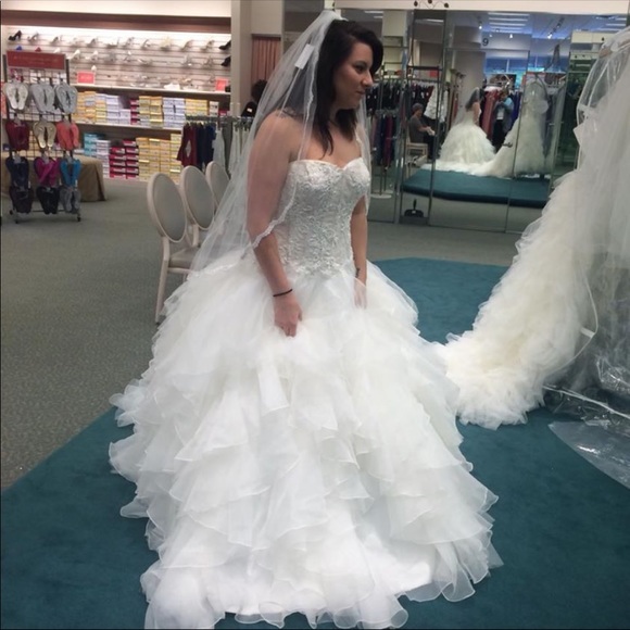 Brand New David’s Bridal Wedding Dress - Picture 2 of 4